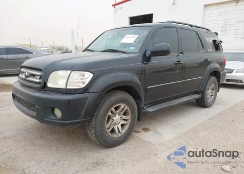 2004 Toyota Sequoia Limited V8 z USA, uszkodzony, nr VIN 5TDZT38A74S230828